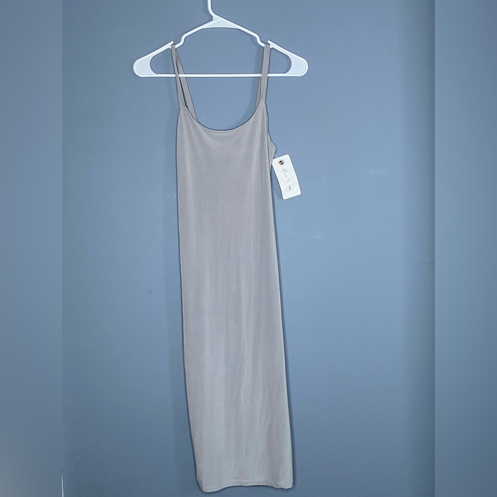 Silver Body Con Dress | Women’s Medium NWT